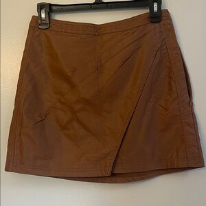 Free People Tan Pencil Skirt